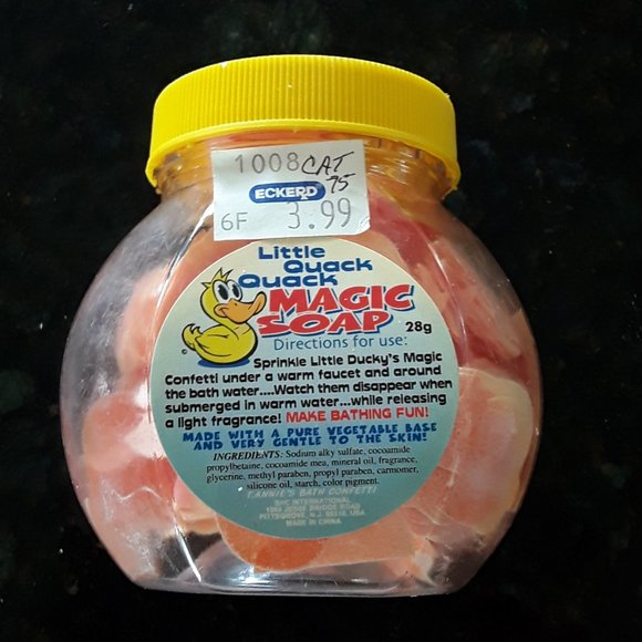 NWT peach-tone Soap Petals w/Heart & Rose soaps in Elegant Vintage Metal Dish - Picture 3 of 4